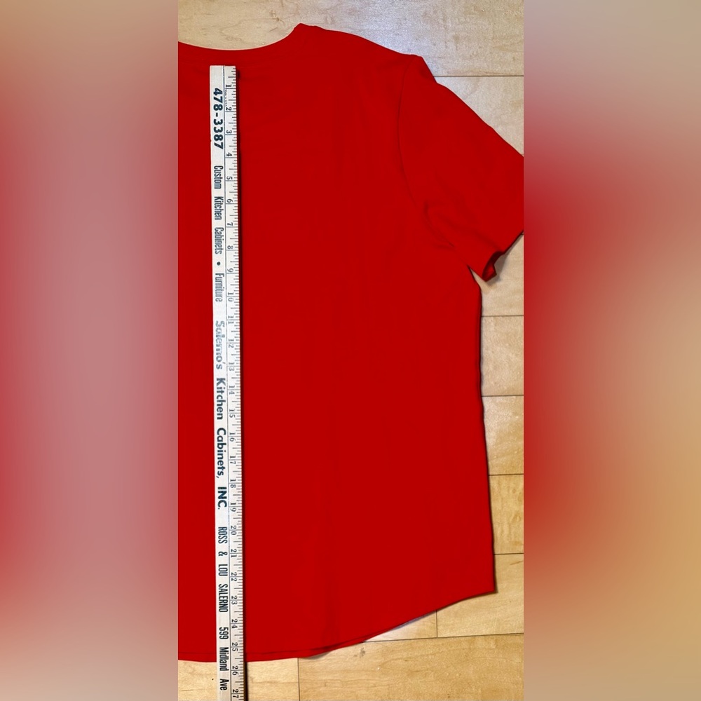 NWT Lululemon Love Crewneck Cotton T shirt w. Curved Hemline - Ted - Sz 12 - Picture 11 of 12